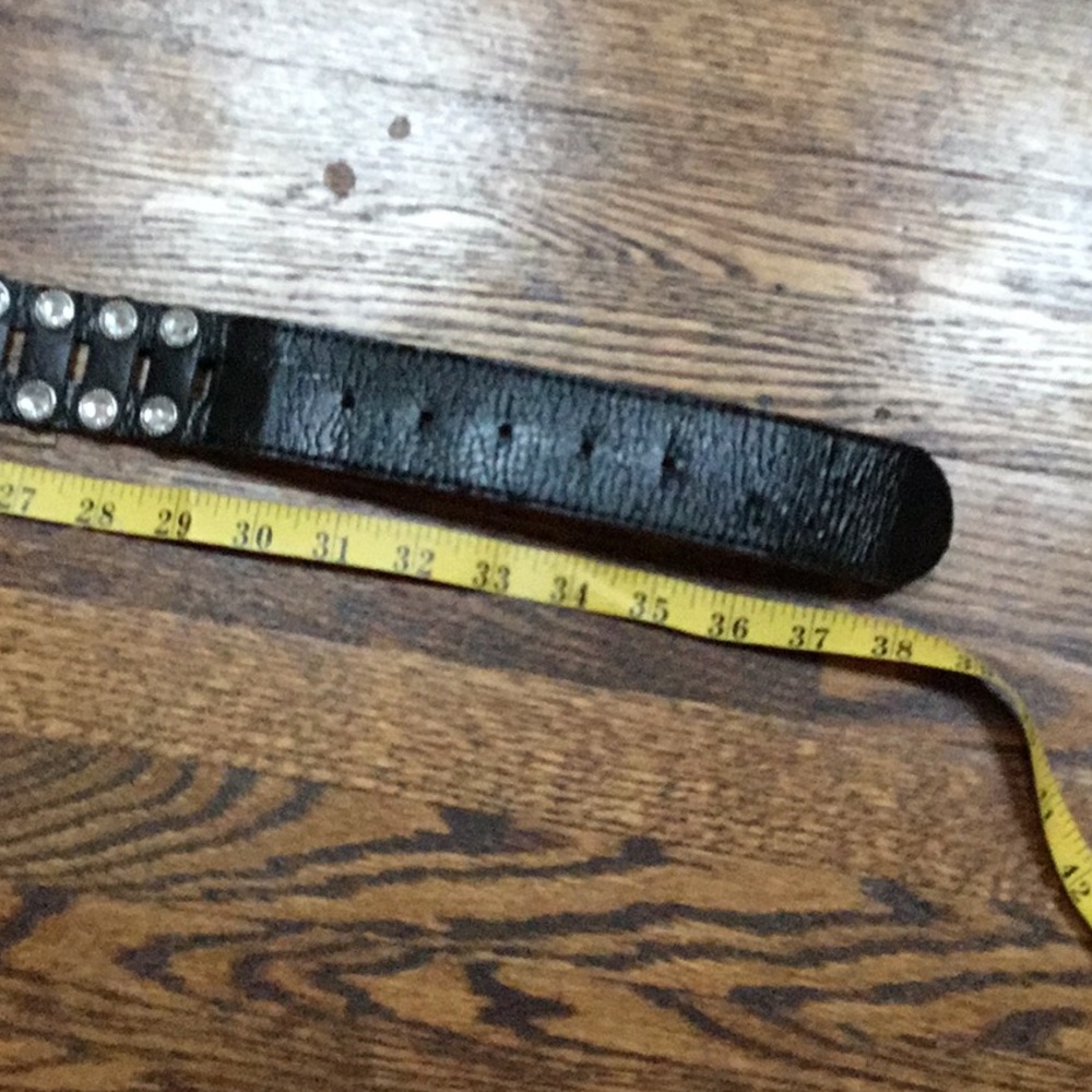 Morgan Black Rhinestones Stud Belt - Picture 5 of 7